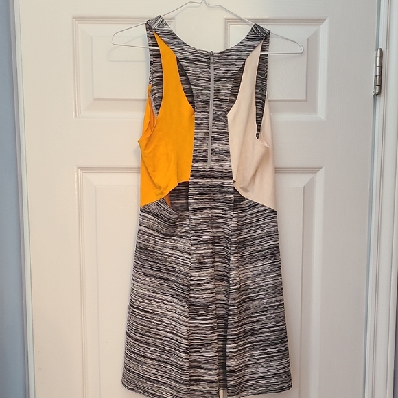 Nike Women's Tennis Dress - Black, White, and Orange - Picture 4 of 5